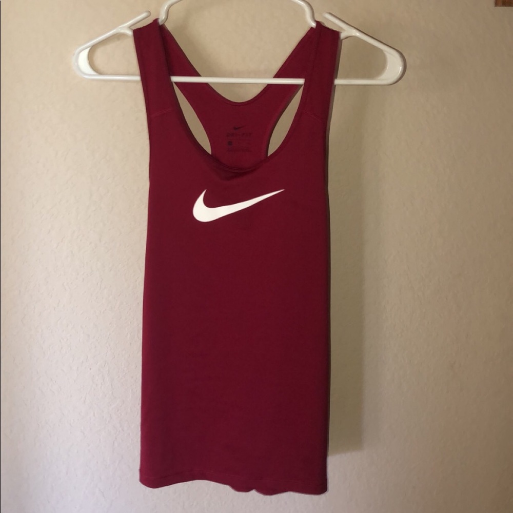 Maroon Nike Tank